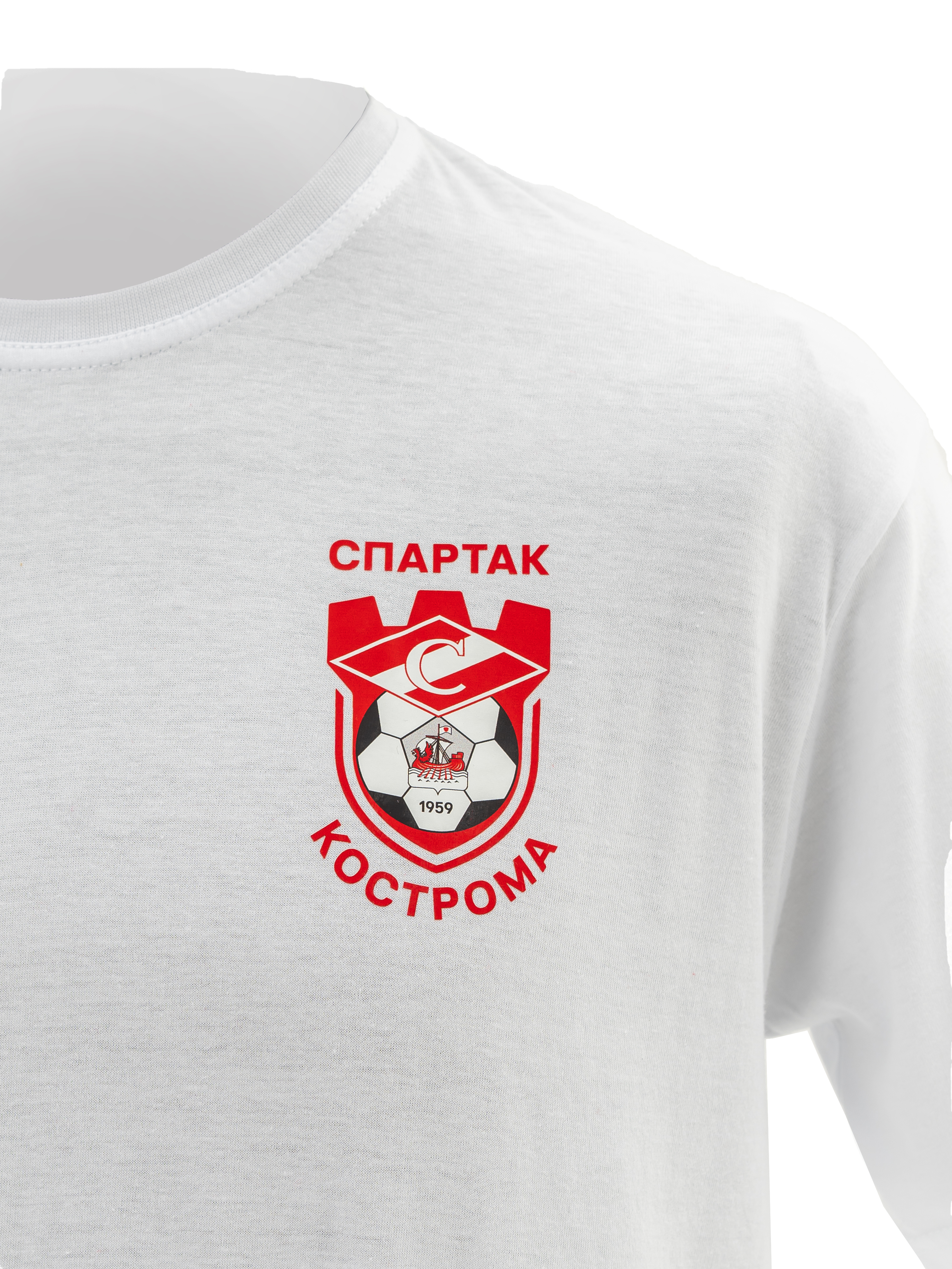 Футболка с эмблемой белая