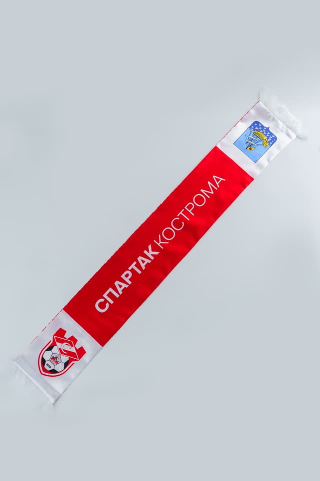 Шарф Спартак атласный