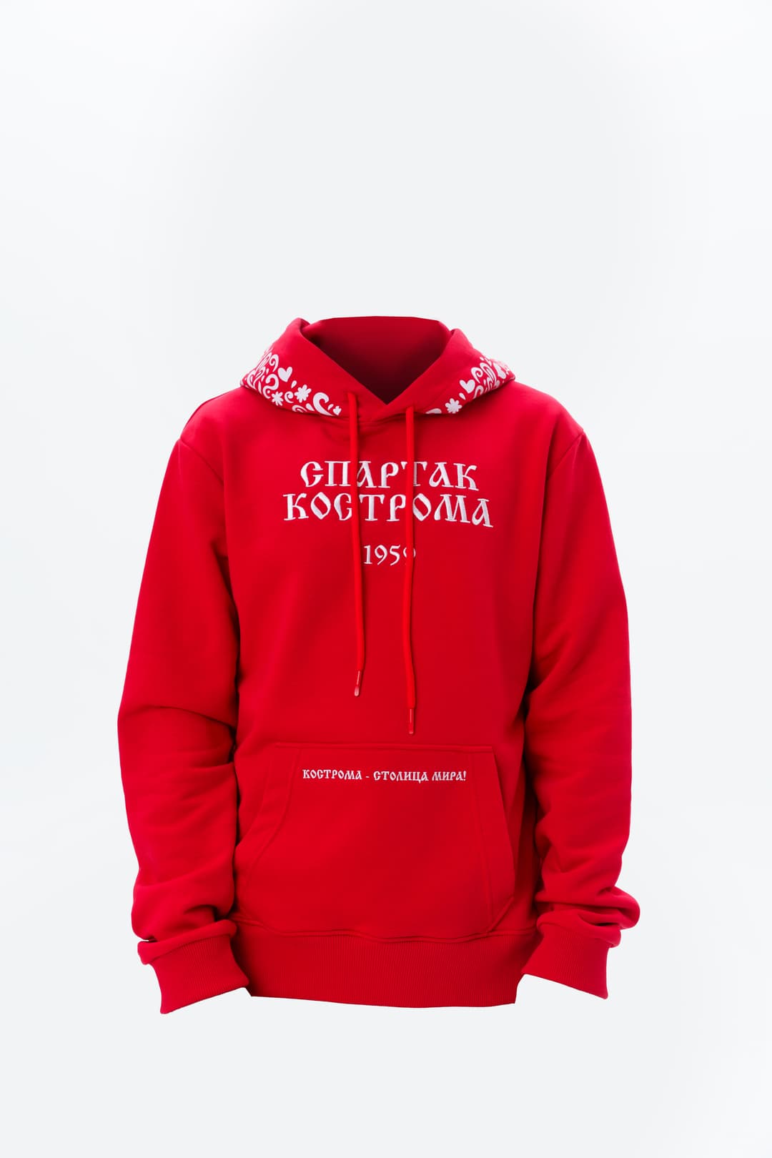 Худи "Спартак" с принтом на капюшоне