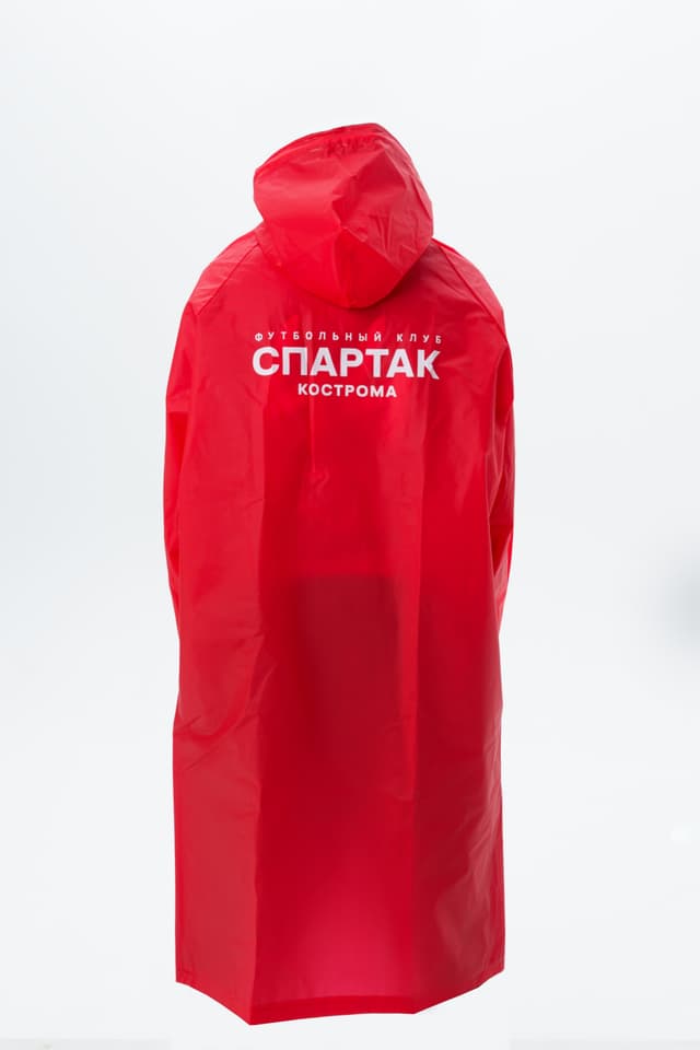 Дождевик красный