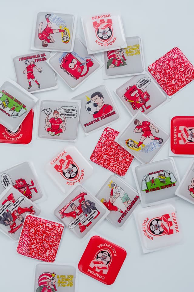 Квадратный стикер